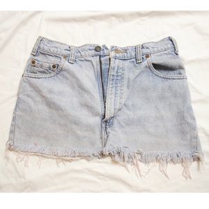 Levi’s Denim Jean Super Mini Skirt